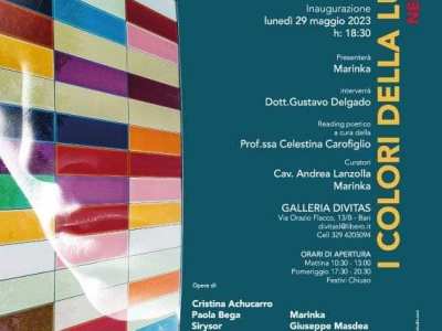 “I COLORI DELLA LUCE” presso la Galleria Divitas a Bari.